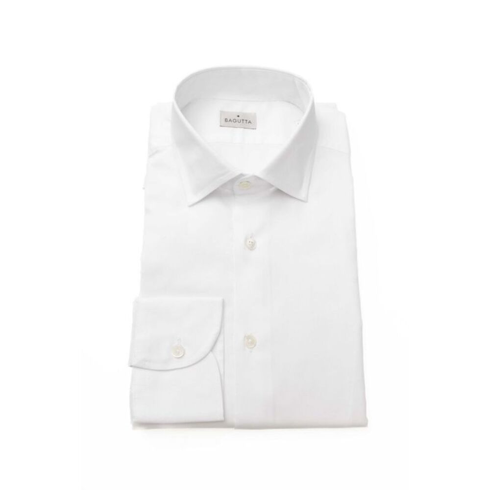 Bagutta White Cotton Men's Men's Shirt